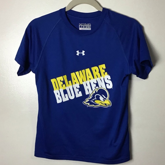 Delaware Blue Hens UA blue s/s active tee. Medium - Picture 1 of 4